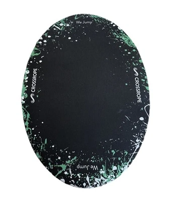 Crossrope Jump Rope Mat 53 x 36 Inches Oval Exercise Mat Indoor Outdoor - Image 1 of 4