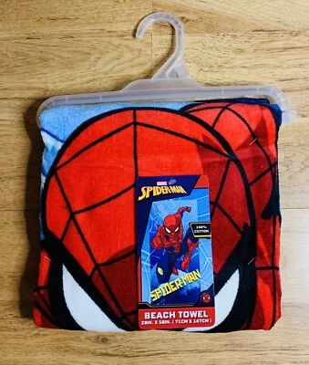 Spider-Man Web City Kids Beach Towel - Image 1 of 2