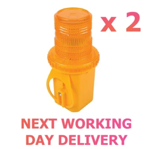 2 x Skip Flashing Road Lamps Lights - Picture 1 of 1