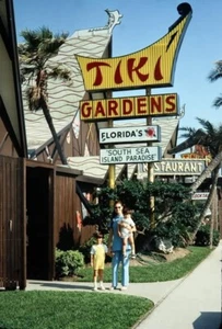 Tiki Gardens in Indian Shores in 1971 24 X 18 Inch POSTER Vintage Wall Art - Picture 1 of 2
