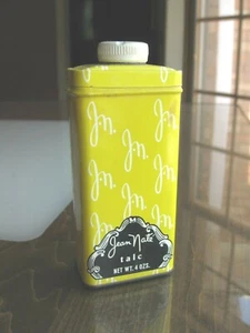 Vintage Jean Nate Talc Lanvin Charles Of Ritz 1950er 1960er Jahre Dose 4 Unzen leer - Bild 1 von 6