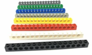Missing Lego Brick 3703 x 2 Technic Brick 1 x 16 with Holes Please select Colour - Picture 1 of 17