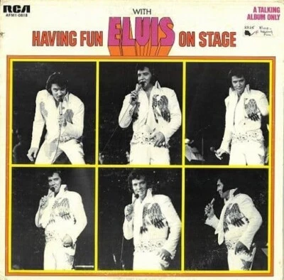 ELVIS PRESLEY Having Fun With Elvis On Stage Vinyl Record LP US RCA Victor 1979 - Image 1 of 4