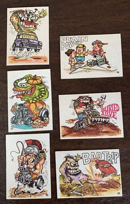 批量 2:18 奇怪杆 集换卡/贴纸 原装所有者 — 第 1/4 张图片