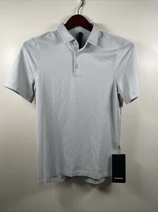 Lululemon Evolution Polo Size XS Men Heather Gray Pique Golf Shirt NEW - Picture 1 of 6