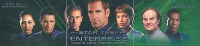 Star Trek Enterprise S4 conjunto básico de 72 cartas Plus P1 e um invólucro vazio - Imagem 1 de 4