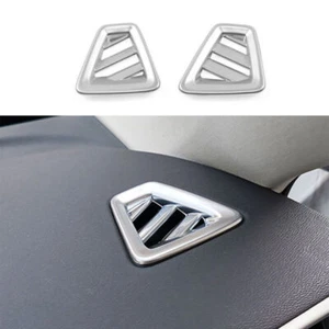 For Volvo XC60 2018-2024 Silver Front Instrument L&R Air Outlet Vent Trim Covers - Picture 1 of 10