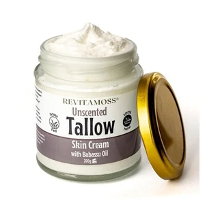 Tallow Skin Cream - 100% Halal, Grass Fed Moisturiser For Dry Skin/Eczema (200g) - Picture 1 of 15
