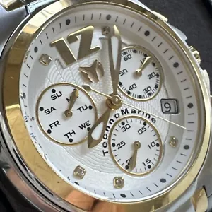 Technomarine Manta Neo Classic Chronograph Dial Men's Watch 215019 *NO BACK CASE - Picture 1 of 24