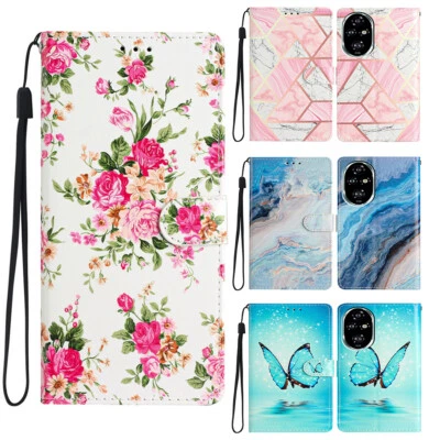 For Huawei P50 P40 P30 P20 P10 Luxury Painting Flip Wallet Case Phone Case Cover - Image 1 of 4