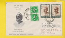 GOVIND BALLABH PANT FIRST DAY OF ISSUE BOMBAY INDIA 1965 
