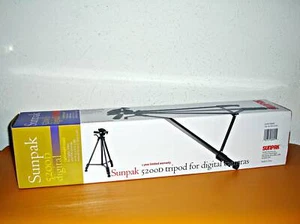 【NEW】SUNPAK 620-520D 52" FLOOR-STANDING TRIPOD - Picture 1 of 11