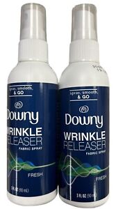 Downy Wrinkle Releaser Fabric Spray Fresh Scent 3oz ( 2 bottles )  NEW FREE SHIP
