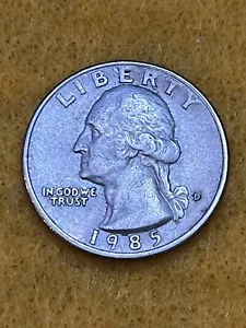 1985 D Washington Quarter - Picture 1 of 18