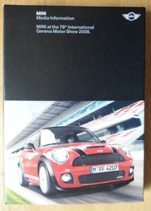 MINI 2008 GENEVA MOTOR SHOW Luxury Press Kit with Brochures & CD - Picture 1 of 3