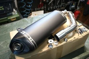 Sport Auspuff Vespa GTS 300 (2006-2017) Komplett mit Krümmer Marmitta Exhaust - Bild 1 von 7