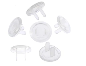 Outlet Plug Covers (52 Pack) - Clear Child Proof Electrical Protector with Easy - Picture 1 of 18