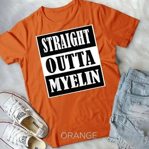 Camiseta Straight Outta Mielina Concientización sobre la Esclerosis Múltiple Unisex Juvenil - Imagen 1 de 11