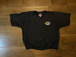 Mizzou Missouri Tigers Majestic Baseball S/S Windbreaker Jacket - Men's XLarge - Picture 1 of 4