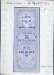 Home Is Where.....By Lynda Bodkin-Loopylon Designs-Cross Stitch & Embroidery Pat - Picture 1 of 1