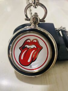 *Rare* Rolling Stones Pocket Watch, With Belt Case and Chain! Memories!