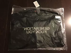 Supreme Undercover Generation F*ck You Sweater FW16 Black Sz XL - Picture 1 of 4