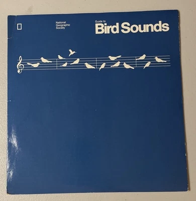 Vintage 1983 Nat Geo Record Bird Sounds - Contains 4 Flexidisc Records + Poster - Image 1 of 4