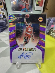 2020-21 Select Kenny Smith In Flight /15 Auto Neon Purple Pulsar Prizm #IF-KSM - Bild 1 von 2