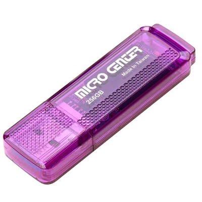 Unidad flash INLAND Micro Center SuperSpeed 256 GB USB 3.0/USB3.1 Gen1 tamaño goma... Foto 1 de 4