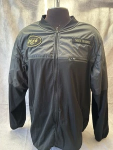 New York Jets Salute To Service NFL Football Nike Dri-Fit Jacket Men's 2XL Zip - Picture 1 of 8