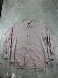 Polo Ralph Lauren Para Hombre Talla XL Guinga Ajuste Personalizado Rojo Blanco Ajuste Personalizado - Imagen 1 de 8