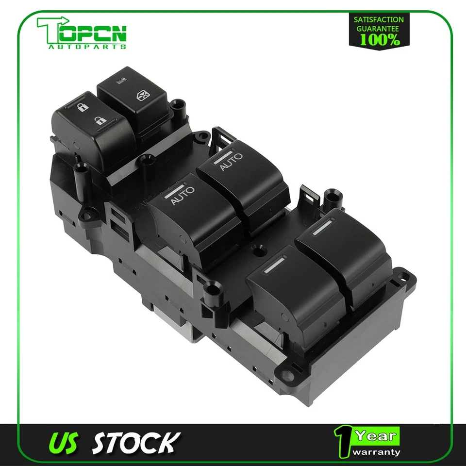 Front Driver Side Power Window Switch for Honda Odyssey 2014 15-2017 EX EX-L SE - Изображение 1 из 4