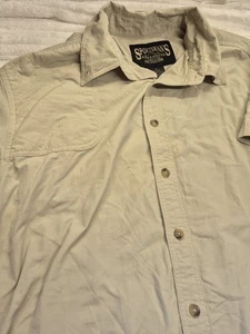 Camisa de tiro Sportsmans Warehouse Outfitter para hombre pequeña tostada manga corta - S  - Imagen 1 de 11