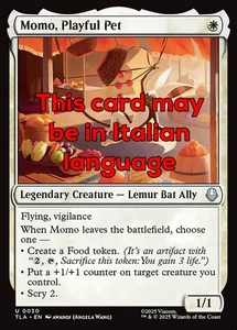 MTG 4x MOMO, PLAYFUL PET EXC - MOMO, ANIMALETTO GIOCOSO 30 - TLA - MAGIC - Picture 1 of 1