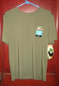 New w/ Tags: Olive Green Mossy Oak Performance Tee Moisture Wicking Men's Medium - Picture 1 of 1