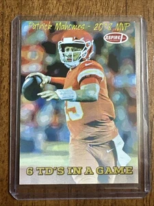 Patrick Mahomes 2019 Sage Hit Aspire #ASP-5 6 TD's Kansas City Chiefs - Picture 1 of 2