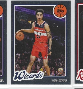 2025-26 Topps 1980-81 Vintage #80BK-67 Will Riley RC Washington Wizards - Picture 1 of 1