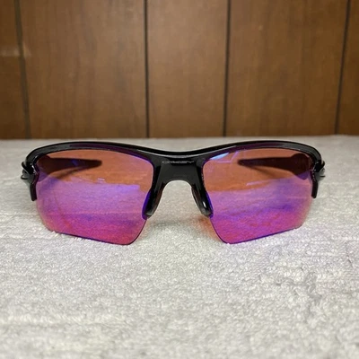 Oakley Flak 2.0 OO9188-05L 59-12-133 Black Frame Pink Lenses - Image 1 of 4
