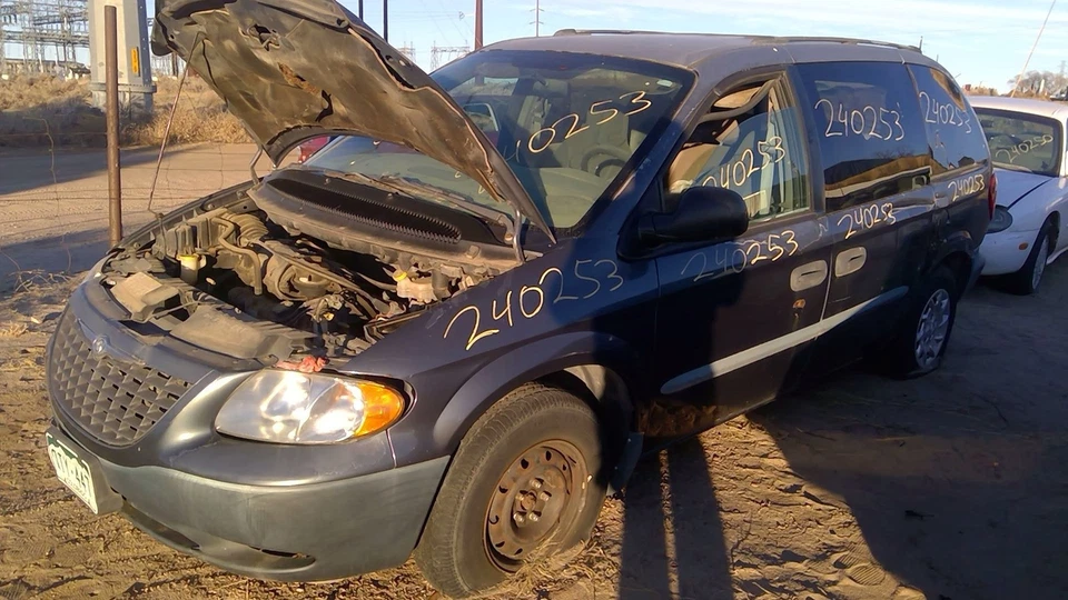 Chrysler Voyager 2002 pasajero freno trasero derecho placa de respaldo conjunto fabricante original Foto 1 de 4