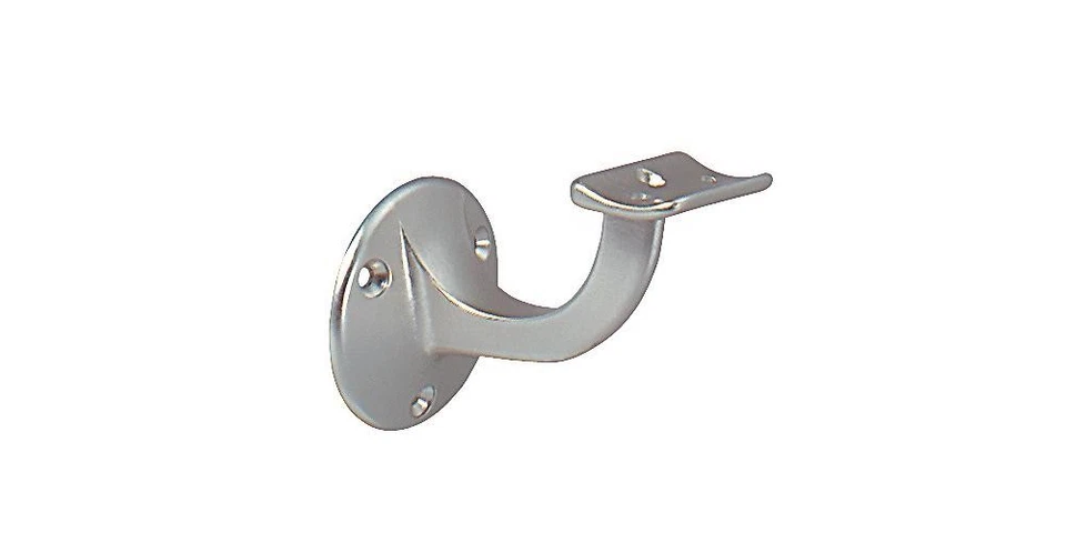 Geländerstütze Edelstahl matt Gebürstet Wandplatte Durchmesser 53mm