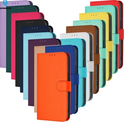 Phone Cover for ZTE Blade A56 Pro A76 A56 A36 Solid Color Leather Wallet Case - Image 1 of 4