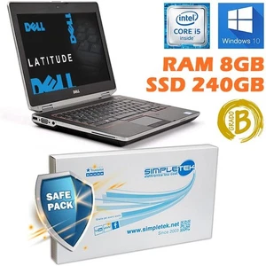 Ordinateur Portable Dell Latitude E6420 I5 14" 8 Go 240 Go Ssd Batterie Rénovée - Photo 1/5