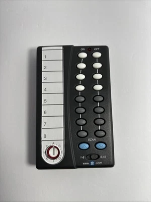 Câmera de automação residencial X10 controle remoto de digitalização CR12A preta - Imagem 1 de 3