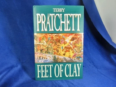 HTF 1st UK ED 1996 FEET OF CLAY TERRY PRATCHETT GOLLANCZ FANTASY MYSTERY F/F Foto 1 de 4