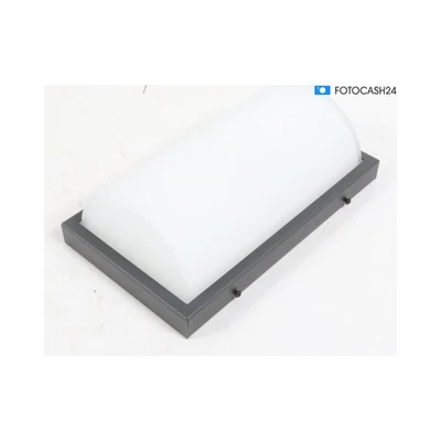 LCD Applique Murale Extérieure, LED 13 Watt, 3000K, Graphite/Inox + Défectueux ( - Photo 1/4