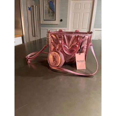 Mini Bolso de Mano Juicy Couture Only You con Bolsa Bush Metálico Festival Glam Disco  Foto 1 de 4