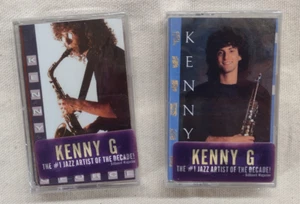 Two(2)  NEW SEALED Unopened  Arista  KENNY G  JAZZ  Cassettes  KENNY G & G FORCE - Picture 1 of 2