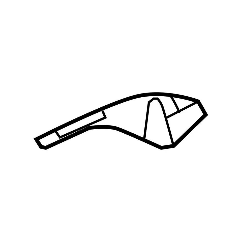 Painel de teto traseiro esquerdo traseiro original do fabricante revelador suporte de moldagem para BMW i3 - Imagem 1 de 1