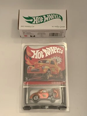 Hot Wheels RLC 2019 '41 Willys Gasser 2022 '41 Willys Gasser Holiday Car - Image 1 of 4
