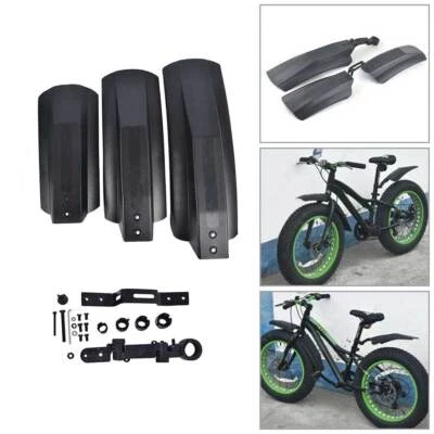 2pcs Bicycle MTB Mountain Cycling Bike Front Rear Mud Guard Fenders For Fat Tire - image 1 of 4